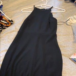 Black express mini dress